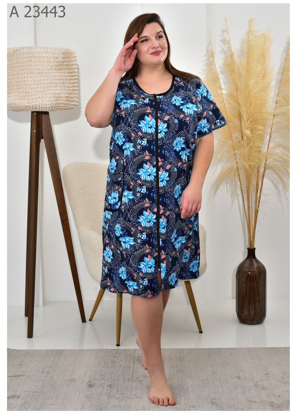 Женский халат большого размера SK (322288589)