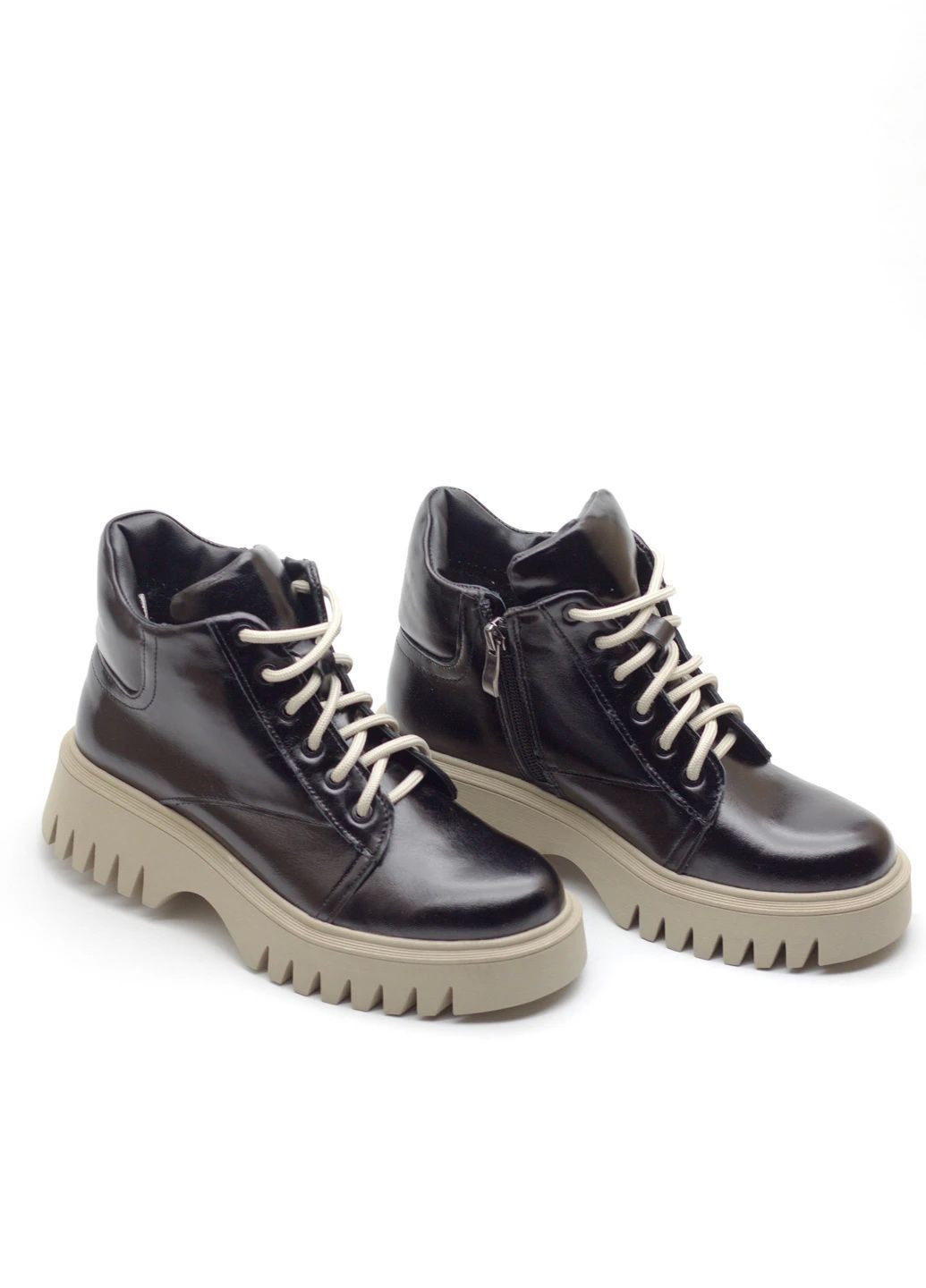 Черевики жіночі осінні з натурального лаку демісезонні Zlett 2728/1 (372384755)