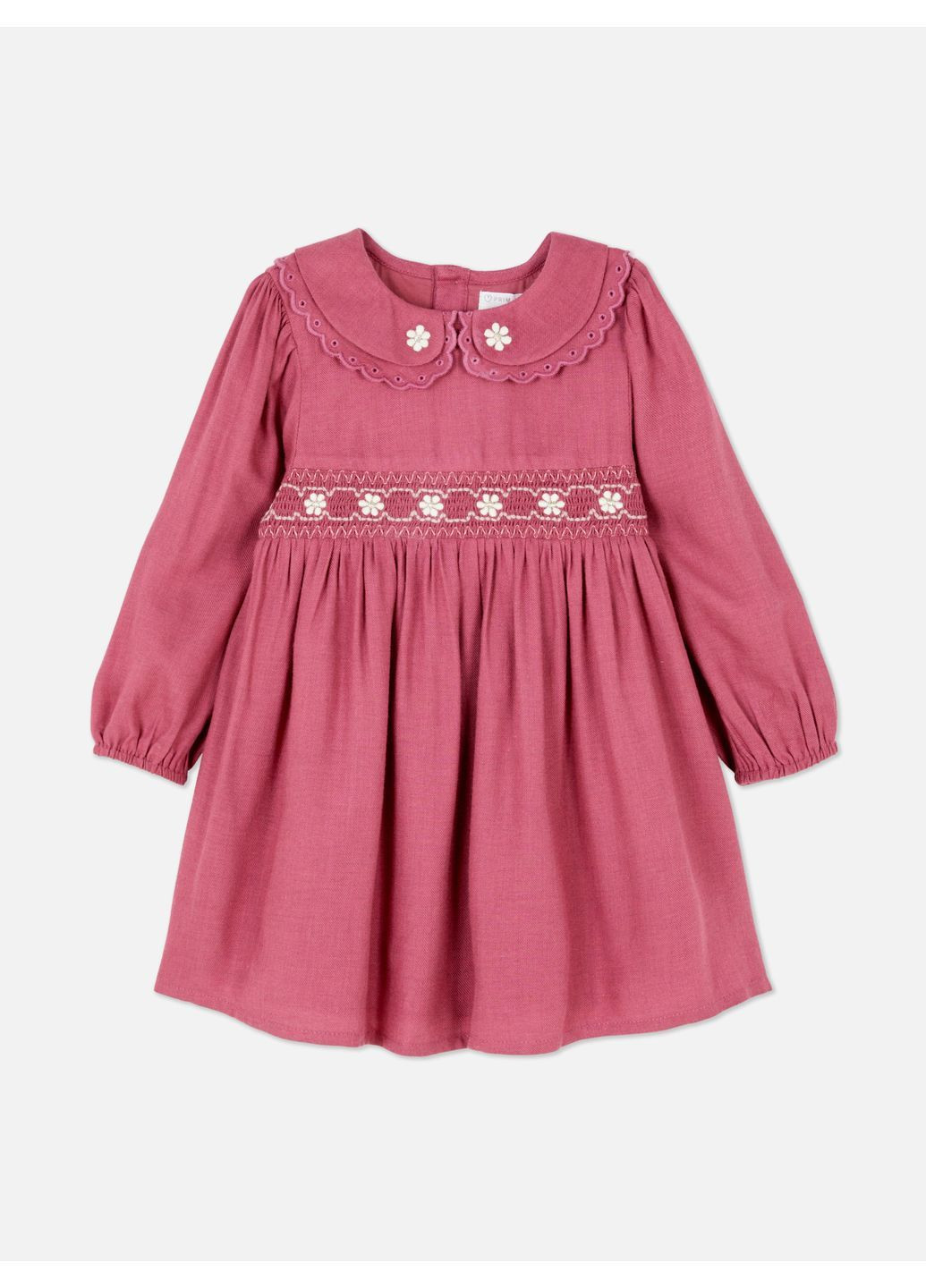 Темно-розовое платье демисезон,темно-розовый с принтом, Primark (364533309)