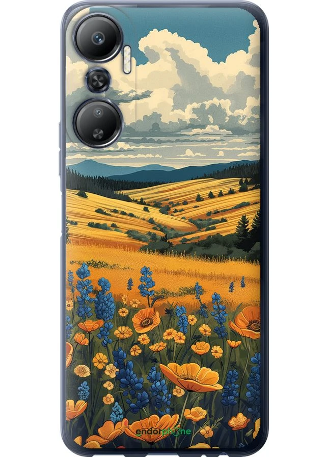 Чехол на Infinix Hot 20 Украинское поле "6082u-2966-70447" Endorphone (377034707)