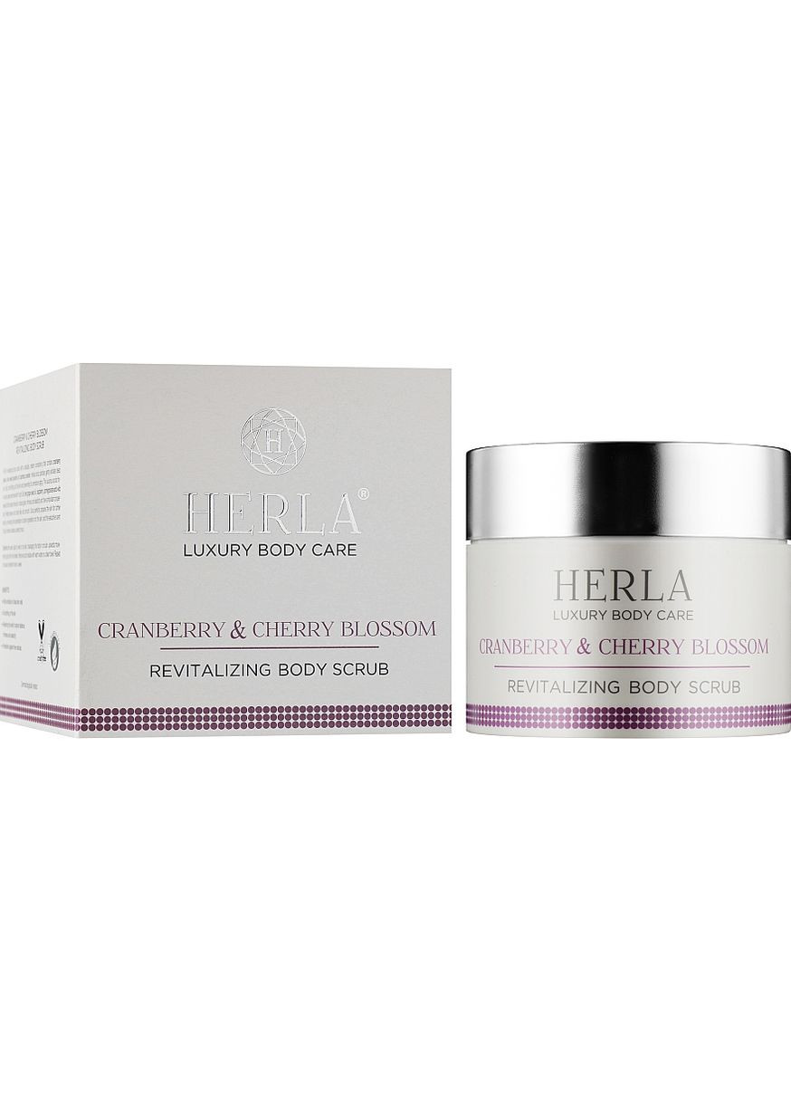 Восстановительный скраб для тела Luxury Body Care Cranberry & Cherry Blossom Revitalizing Body Scrub 200ml (690973-72669) Herla (369551942)