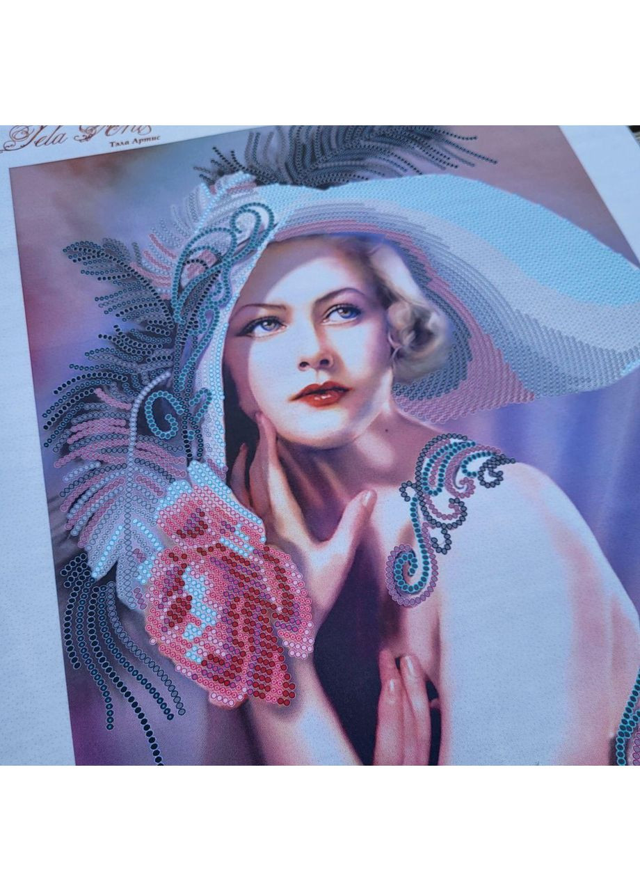 НАБОР ARHIBIS ТА-102 Настоящая леди, набор для вышивания бисером картины Tela Artis (369666186)