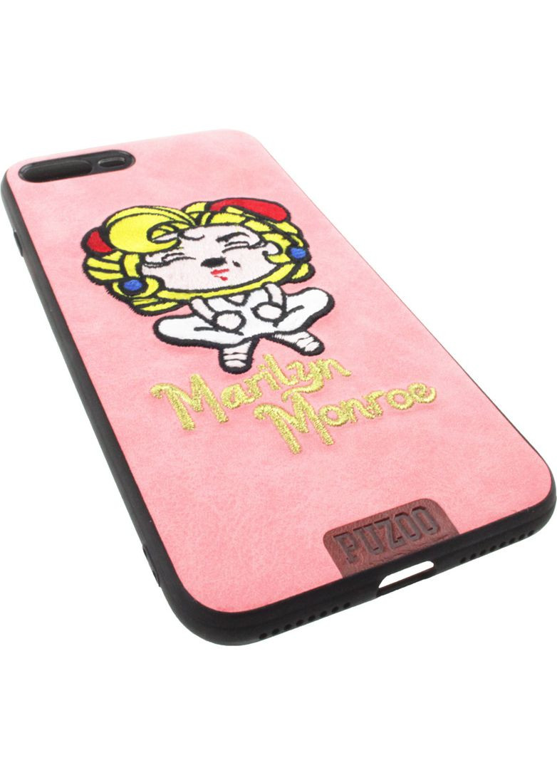 Чехолнакладка TPU+TPU with stitchwork craft Star show iPhone 7/8 Plus Pink Monroo PUZOO (301783186)