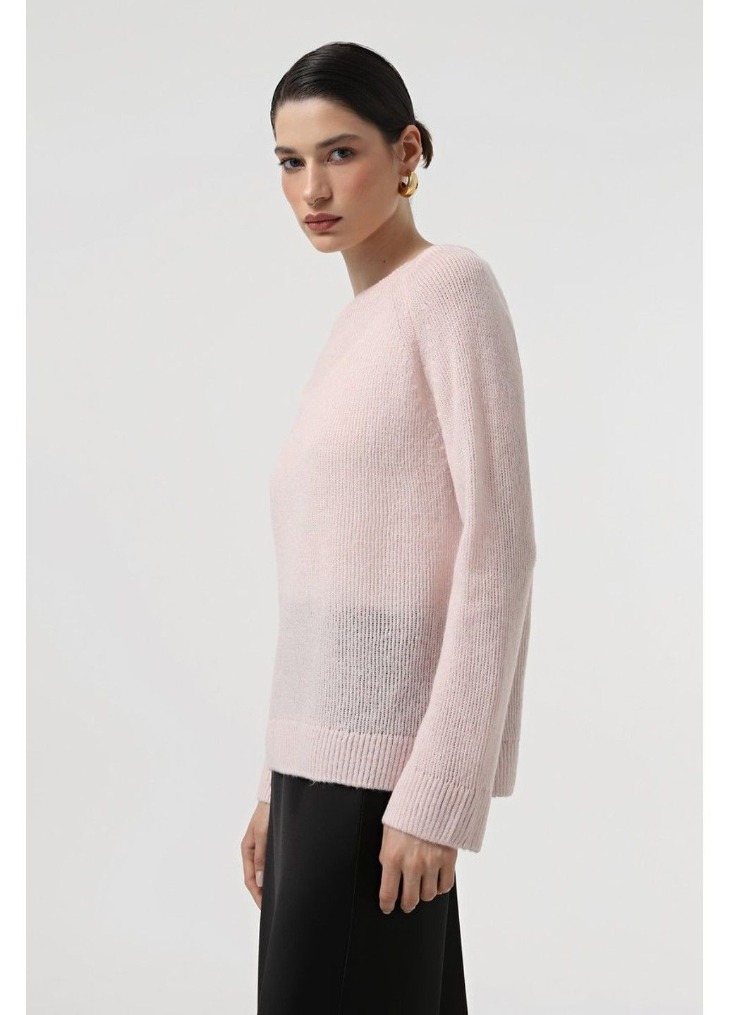 Пудровий демісезонний джемпер jw961 Sewel