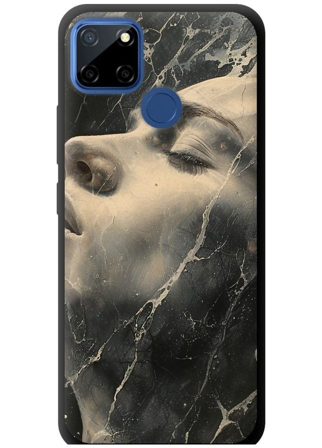 TPU чорний чохол 'Мармурова жінка' для Endorphone Realme 7i (285702360)