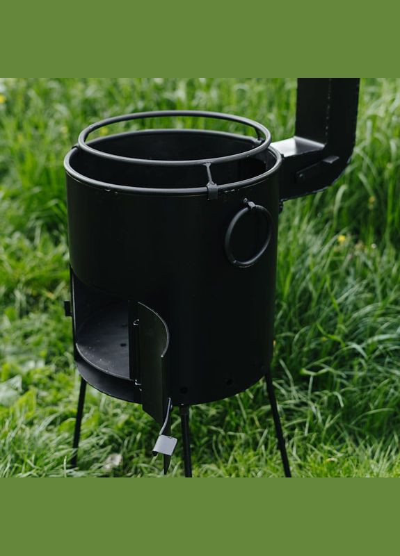 Печь под котел "Универсал" с дымоходом 35 см + Крышка Boro (346533977)