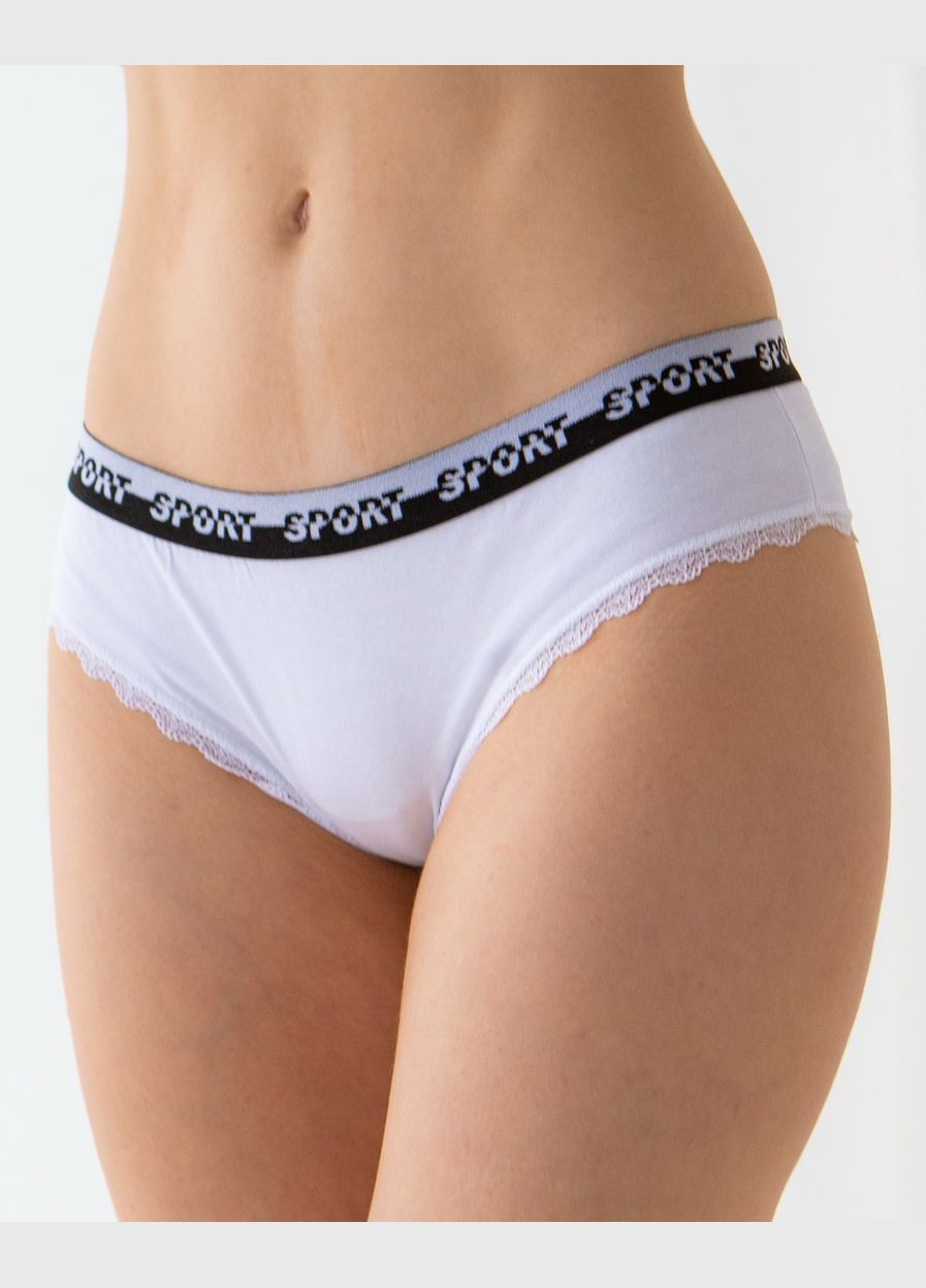 Трусики жіночі білий мікс 5 шт. Nicoletta (322126935)