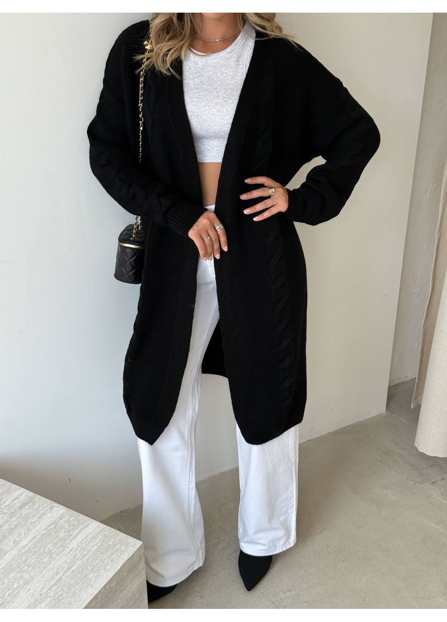 Черный кардиган Osoblyva