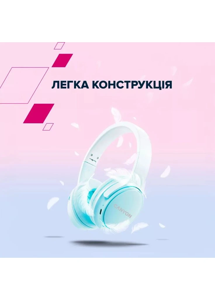 Наушники OnRiff 4 Bluetooth Blue (CNS-CBTHS4BL) Canyon (390964811)