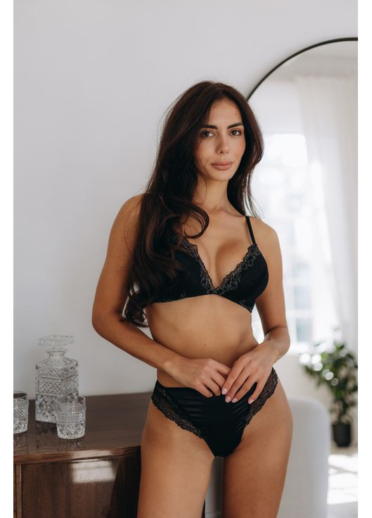 Черный комплект нижнего белья Endorphine