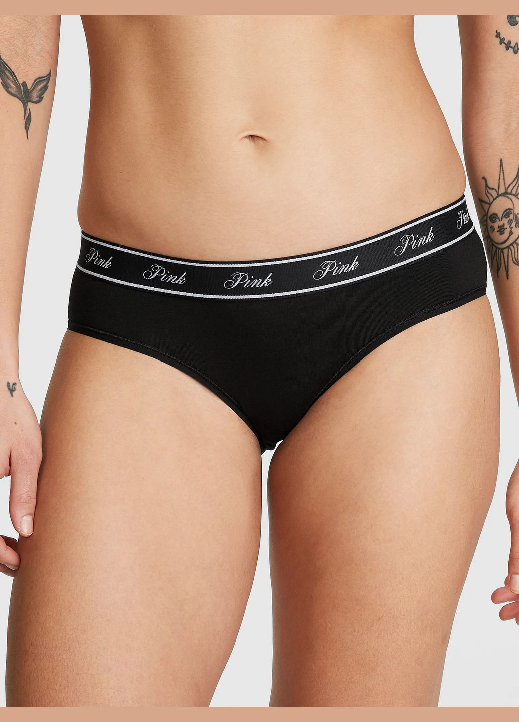 5 шт набір бавовняних і мереживних трусиків хіпс Victoria's Secret хіпстери (337933473)