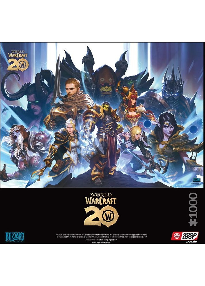Пазли World of Warcraft 20th Anniversary 1000 ел. GoodLoot (348058120)