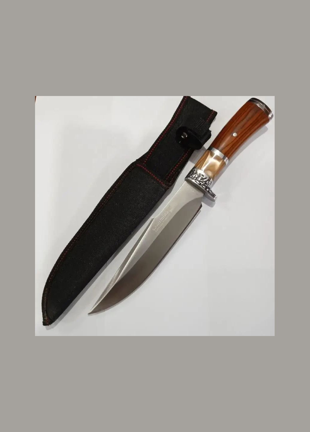 Нож охотничий туристический K315A BIG 31см 18см 13см с чехлом Columbia (346597111)