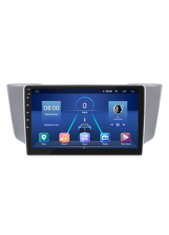 Штатная магнитола 9" для Toyota Harrier II (XU30) 2003-2013 6/128Gb 4G Wi-Fi GPS Top Тойота 5шт Lesko (336206199)