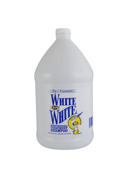 Шампунь White on White для собак и кошек, для белой шерсти, 3.8 л Chris Christensen (333380205)