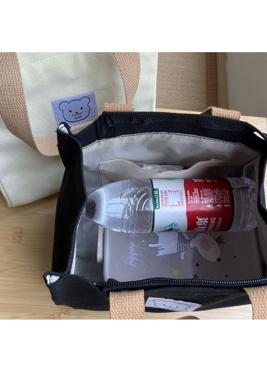 Стильная вместительная текстильная сумка для обедов – ланч-бэг No Brand (333656677)