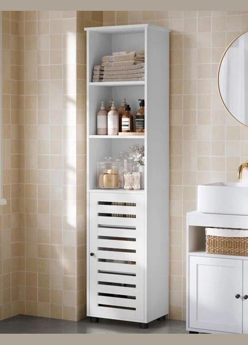 Етажерка для ванної з дерева Тінія зефір (ВЖТ-021720) No Brand (328210315)