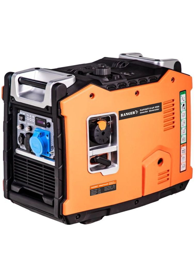 Інверторний бензиновий генератор Kraft 5500 RA7763 5,5 кВт Ranger (336876428)