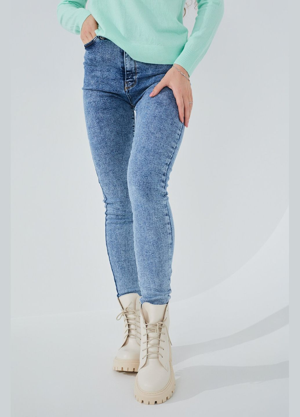 Джинси жіночі 2910 baza (2000989542148D) shop (2000989542148) Slim Fit On me - (352575125)