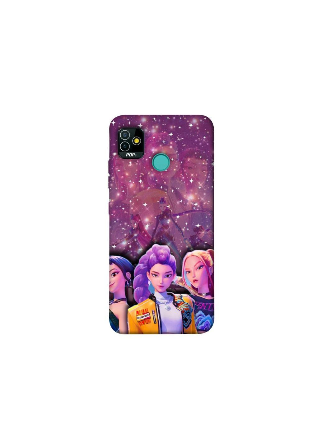 Чохол на TECNO POP 5 k-pop demon hunters v6 Frontalka (355326817)