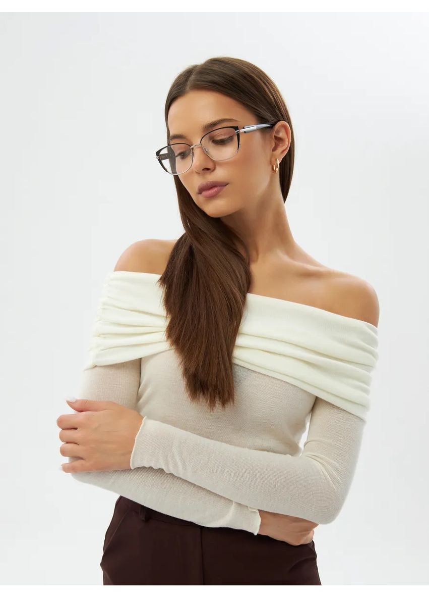 Жіночі класичні окуляри для корекції зору +4.50 із захистом BlueBlocker Gvest (369623910)