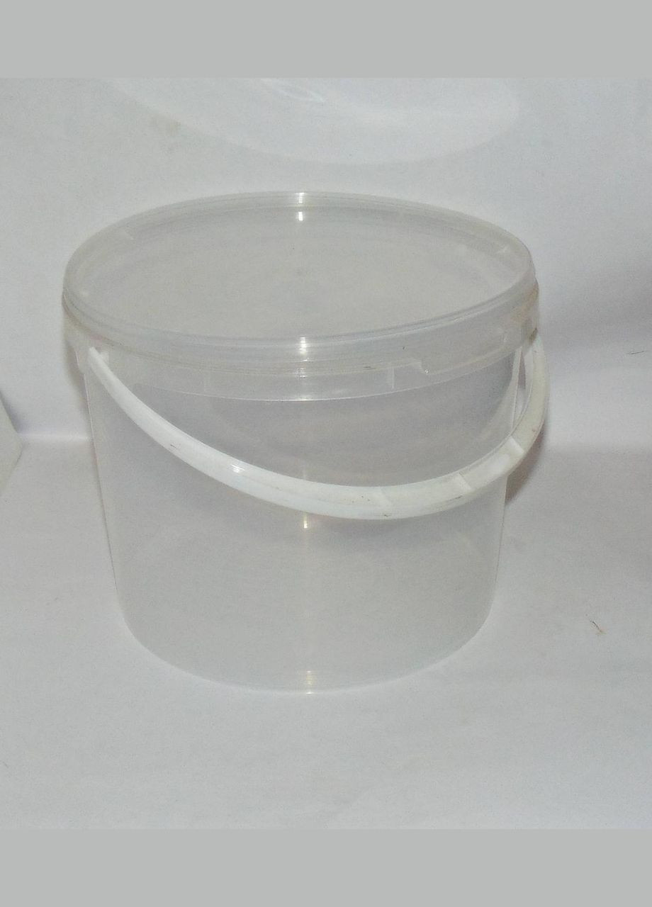 Відро кругле харчове прозоре з кришкою 5 л Лібо-Пласт (307165430)