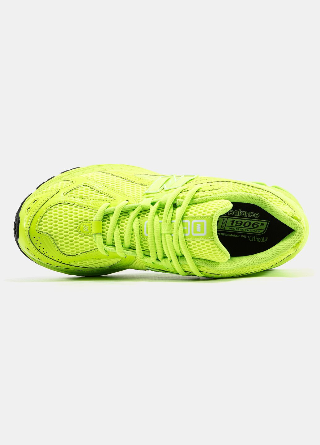 Зелені Осінні кросівки чоловічі і жіночі new balance 1906 neon green | нью баланс 1906 зелені No Brand