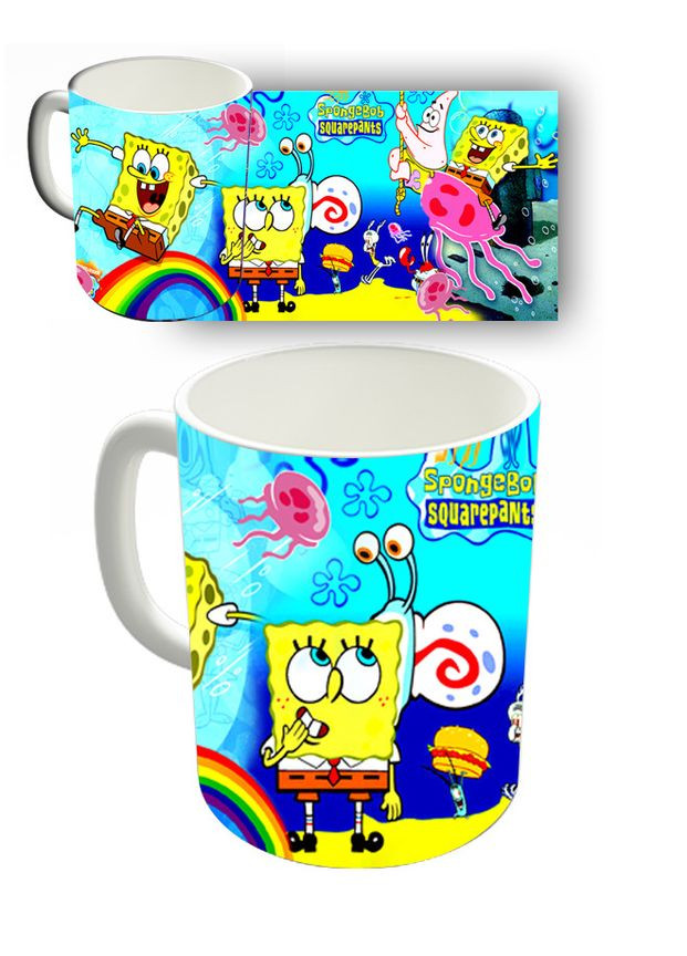 Чашка біла Спанч Боб Губка Боб (z0929) No Brand (327006780)