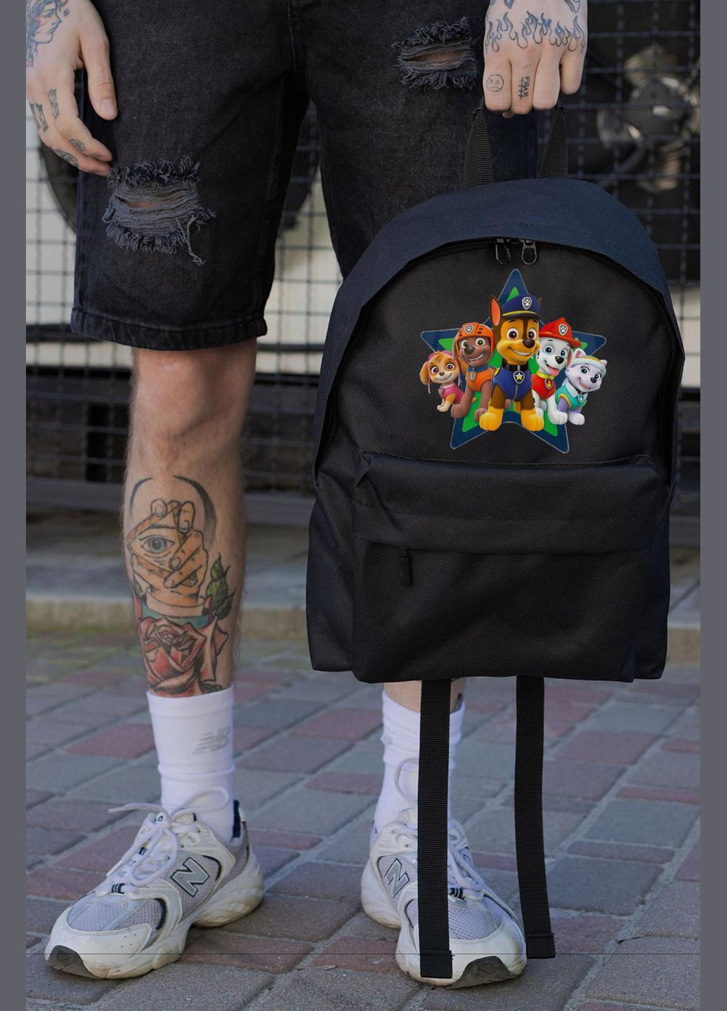 Повсякденний Рюкзак Шкільний Для Хлопчика Compact З Принтом Щенячий Патруль Without (346475638)