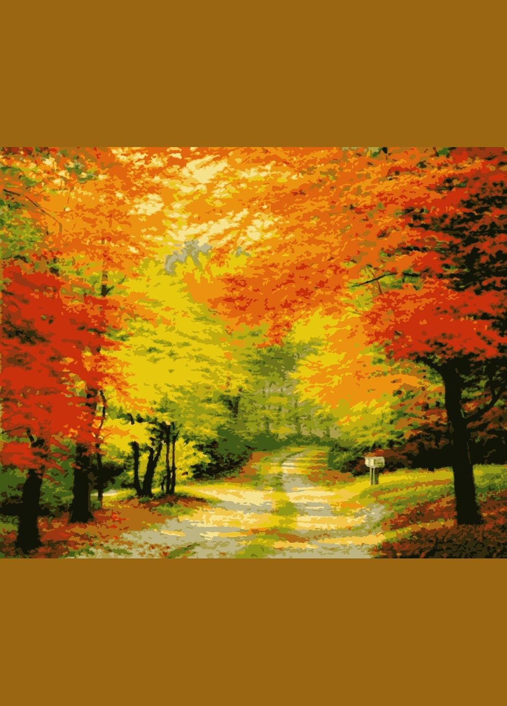 Картини за номерами "Осінній ліс" 40*50 см No Brand (312548863)