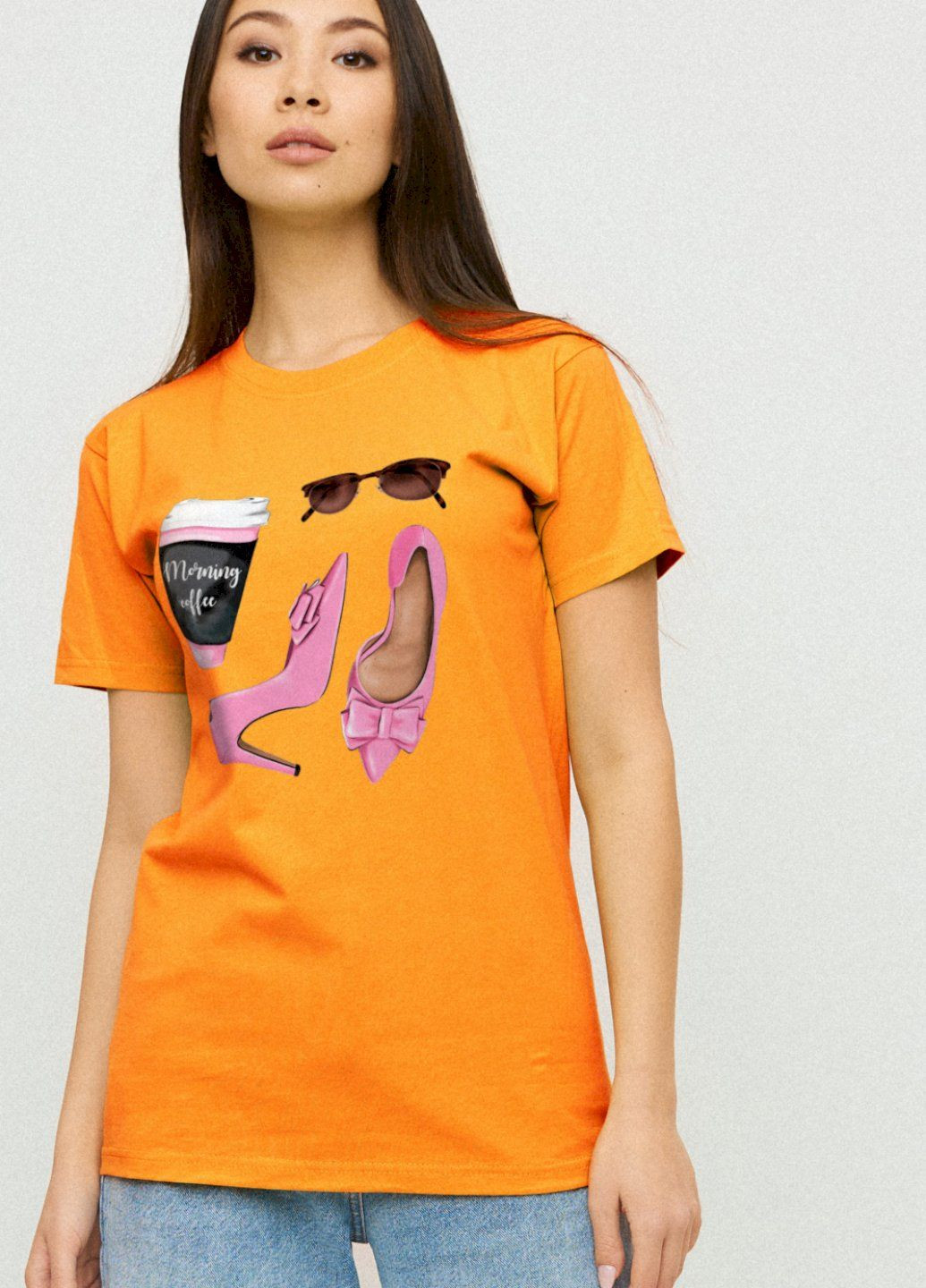 Футболка Boyfriend / дихаючий принт / YAPPI - (325222132)