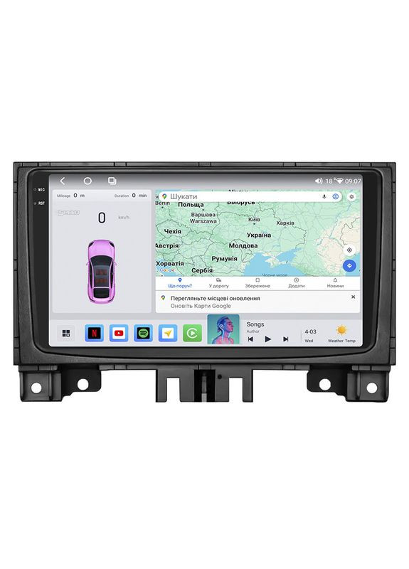 Штатная магнитола 9" для Volkswagen Crafter I 2006-2011 4/64 QLED CarPlay 4G Wi-Fi GPS 360 Prime 1 шт. Lesko (336206566)