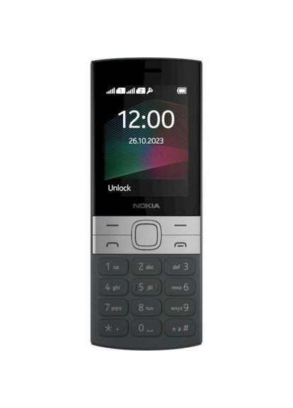 Кнопочный Телефон 150 2023 Dual Sim (TA1582) черный Nokia (293345354)