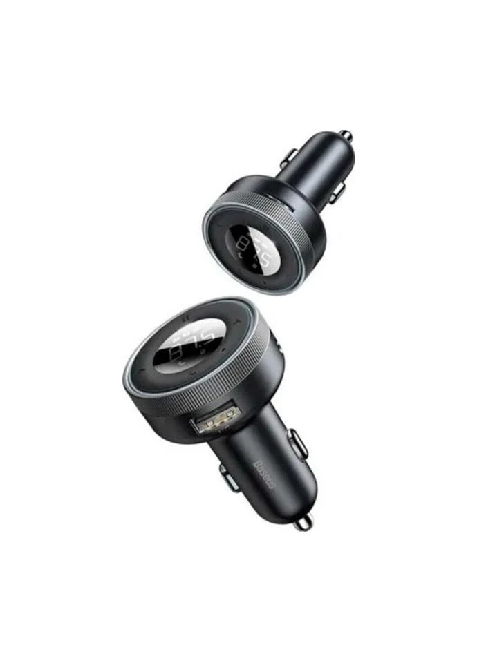 FM-трансмиттер Enjoy Car Wireless MP3 Charger Wireless 5.0+5V/3.4A Black (CCLH-01) [61086] Baseus (401539811)
