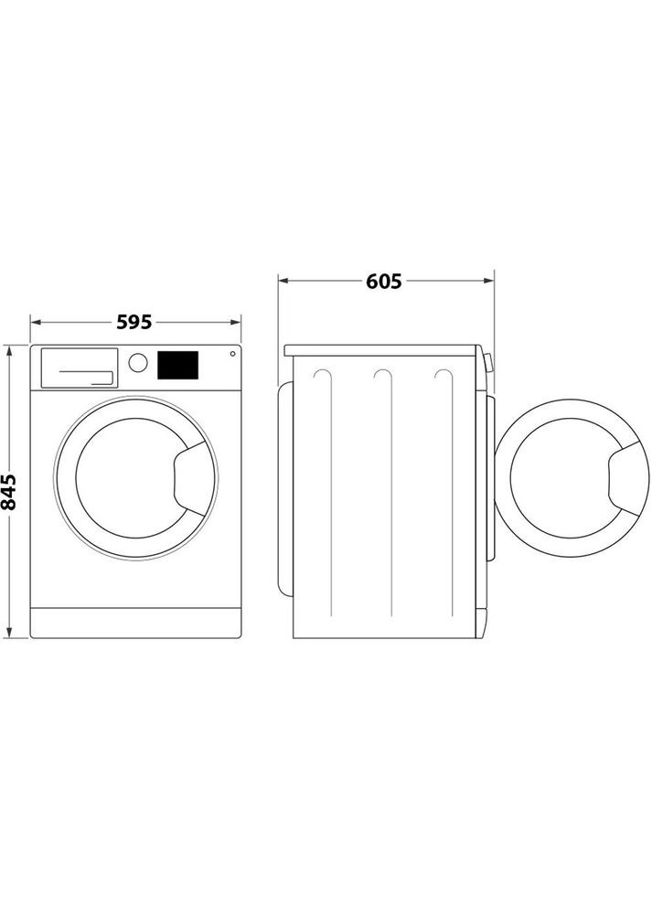 Пральна машина FFB 11469 BCV UA WHIRLPOOL (306527465)