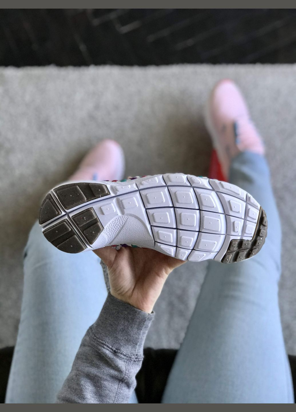 Кросівки жіночі Nike Footscape Woven gray | Найк футскейп сірі No Brand сірі демісезони (307397781)