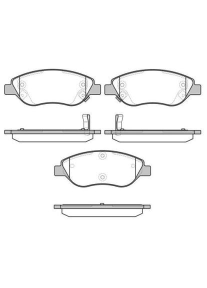 Колодки тормозные дисковые Remsa (342402378)