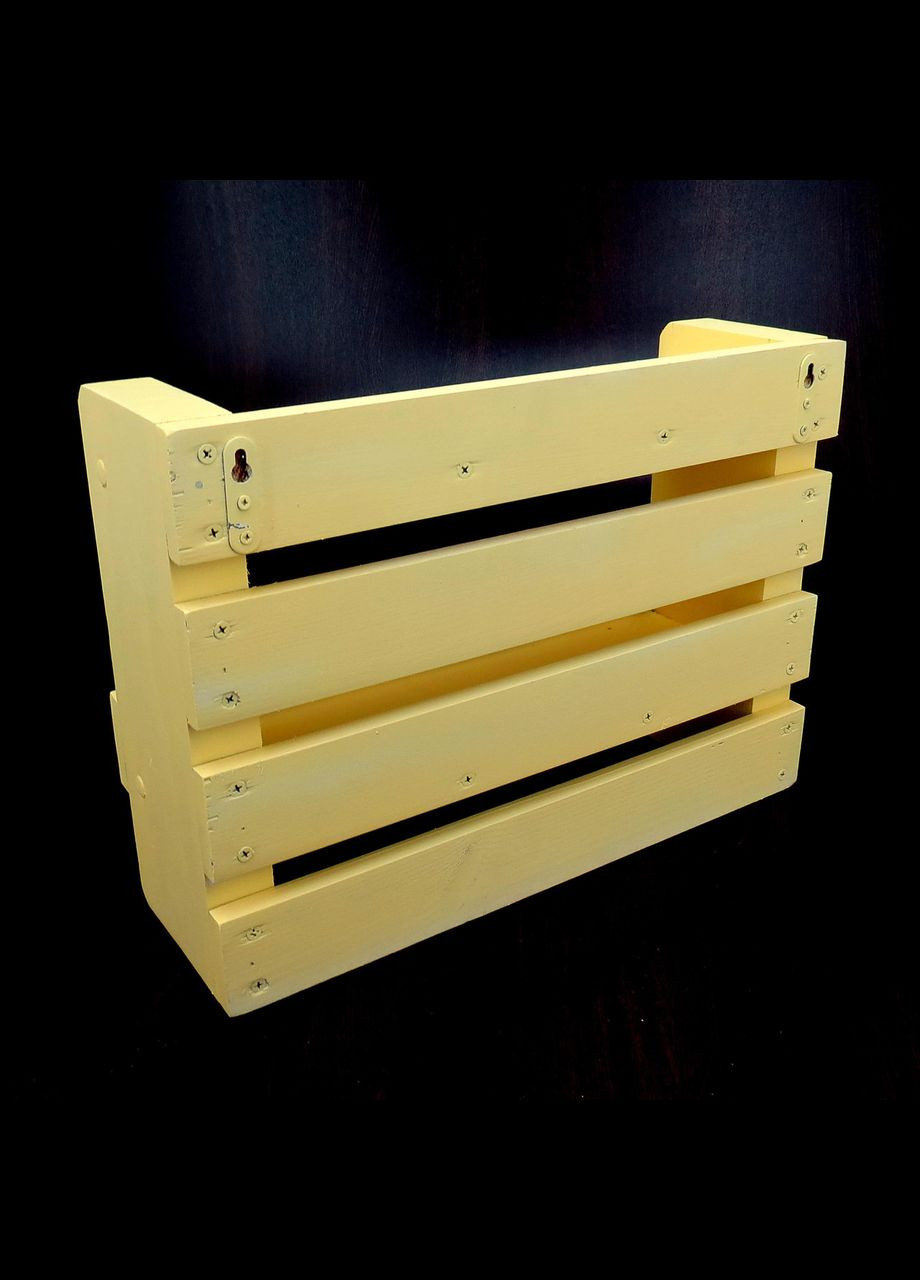 Полиця для ванної з дерева Нюрнберг лимонад (ВНП-001251) No Brand (328091348)