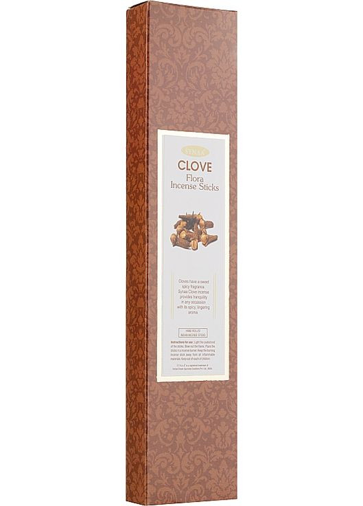 Ароматические палочки Гвоздика Flora Incense Sticks 10шт (147441-91167) Synaa (368623893)