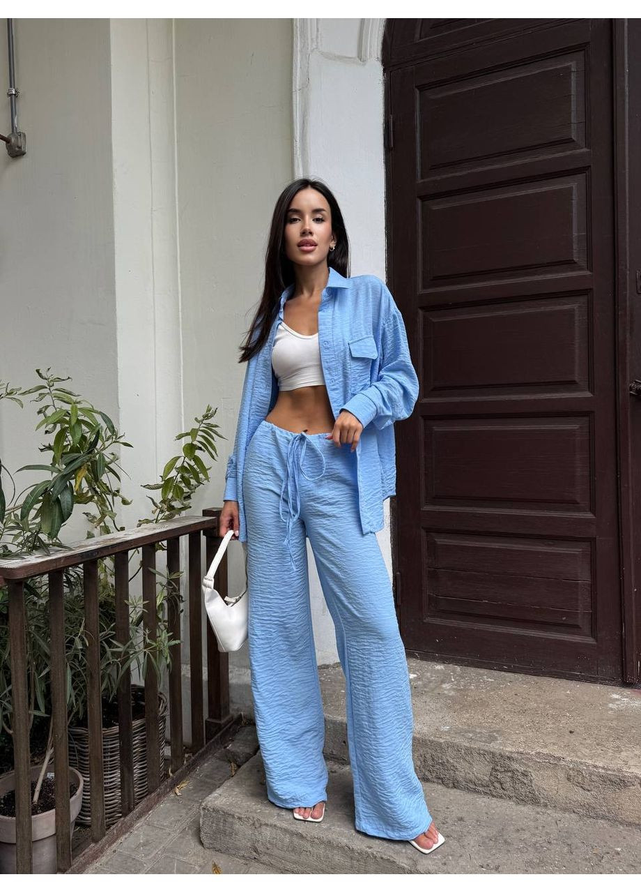 Лляний костюм Boho для спекотного літа – Розмірна сітка в описі DK/DL Мода без кордонів (359556905)