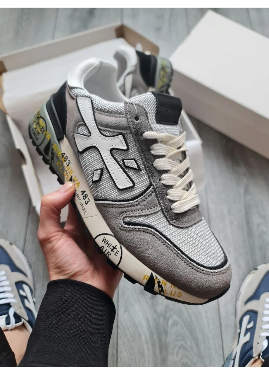 КРОСІВКИ ЖІНОЧІ PREMIATA MICK GREY/WHITE ПРЕМІАТА БІЛІ No Brand білі демісезони (392010769)