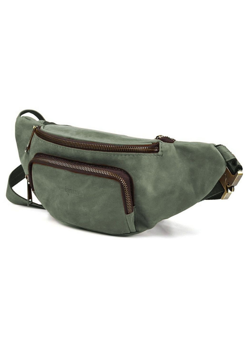 Шкіряна бананка 14х36х8 см TARWA (315871264)