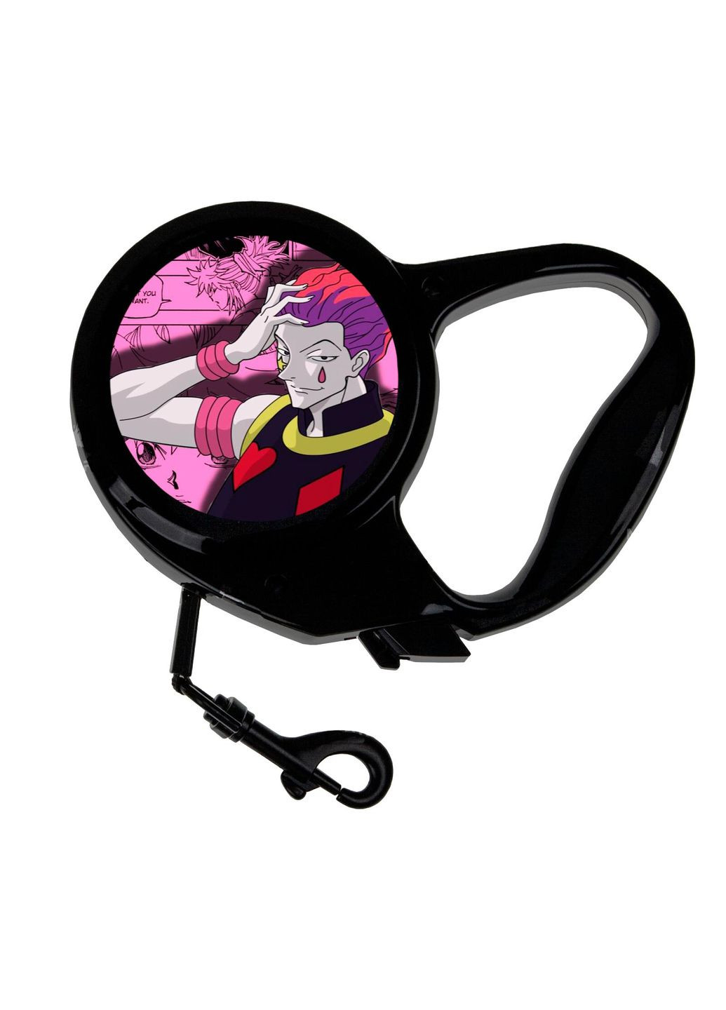 Повідець-рулетка для тварин із принтом Аніме Хантер х Хантер #0006 3 м чорний No Brand (309155162)