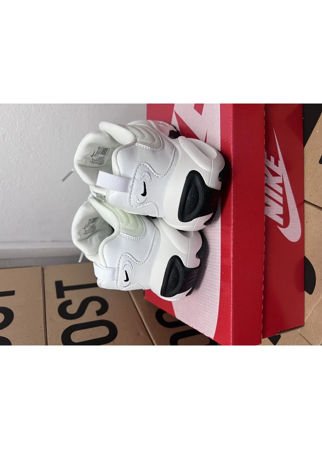 Белые летние кроссовки nike air max portal white black найк аир макс портал No Brand