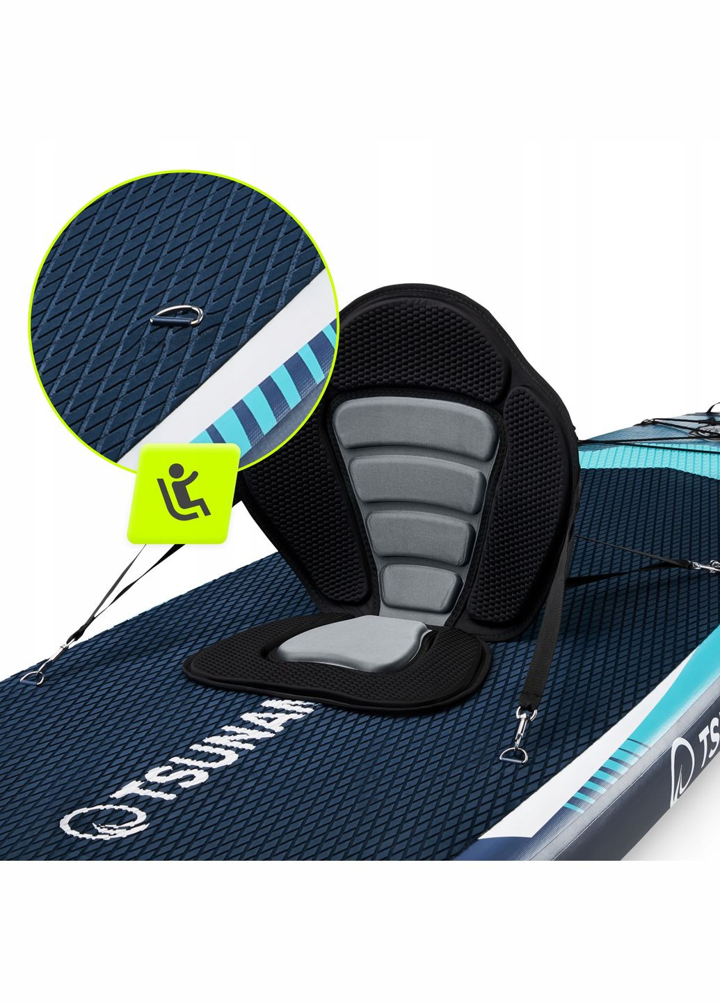 Надувна SUP дошка PRO 350 см з веслом T12 () TSUNAMI P-5905973405607 (332998599)