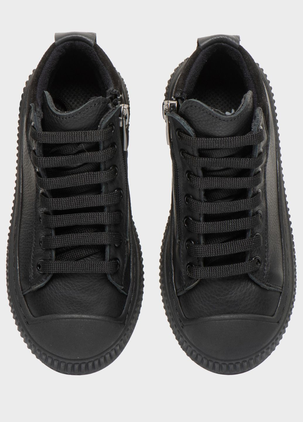 Черные кэжуал осенние ботинки Theo Leo