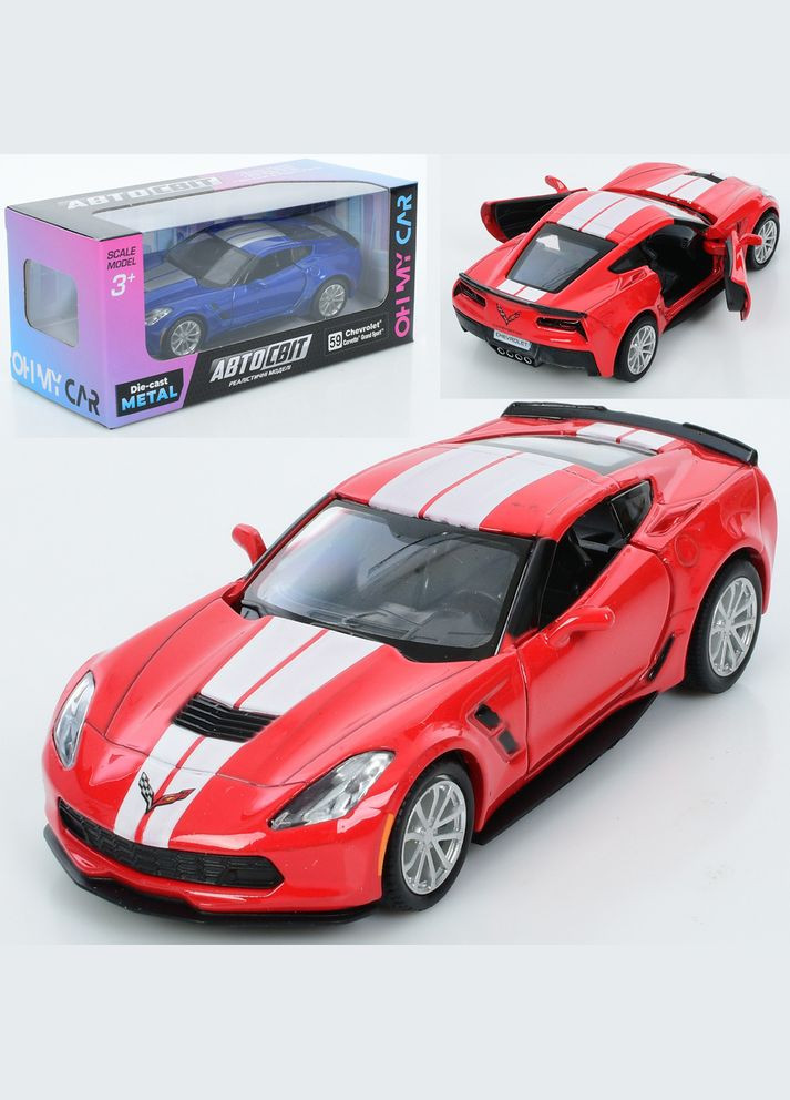 Машина металева інерційна Chevrolet Corvette Grand Spor AS-3104 Автосвіт (315798420)