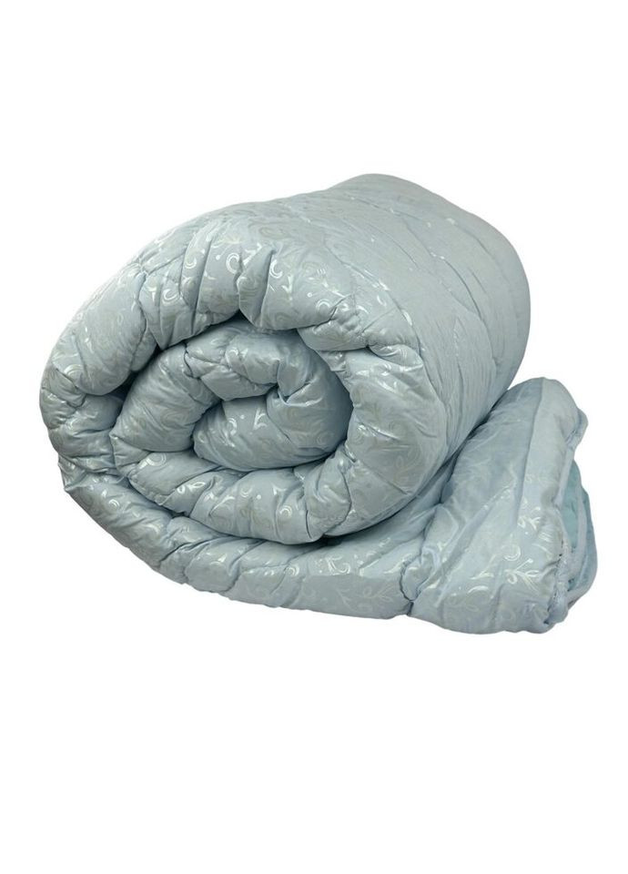 Ковдра євро закрита Завиток 20370 195х215 см блакитна Arda (328391763)