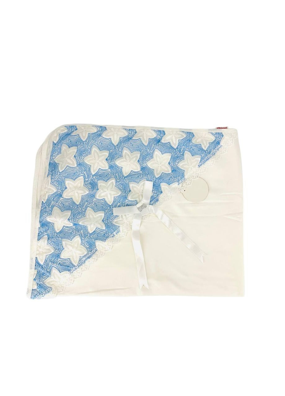 Детский плед, арт. 8257, бело-розовый, 100/100 см No Brand (350314201)