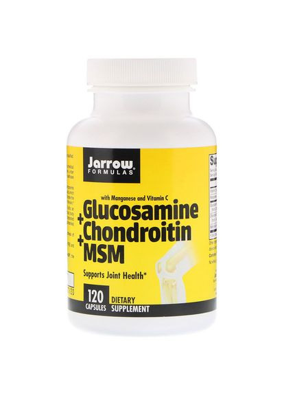Глюкозамин Хондроитин, 120 кап. Jarrow Formulas (364312743)